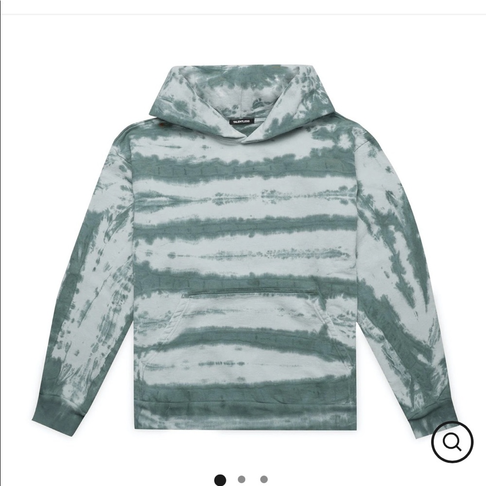TALENTLESS Tiger Wash Blue Spruce hoodie